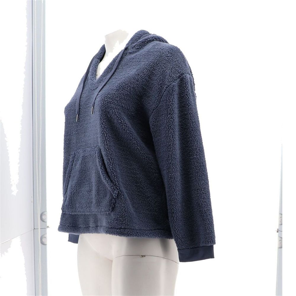 Koolaburra UGG Soft Brushed Back Sherpa Hoodie A456588 - Picture 2 of 8